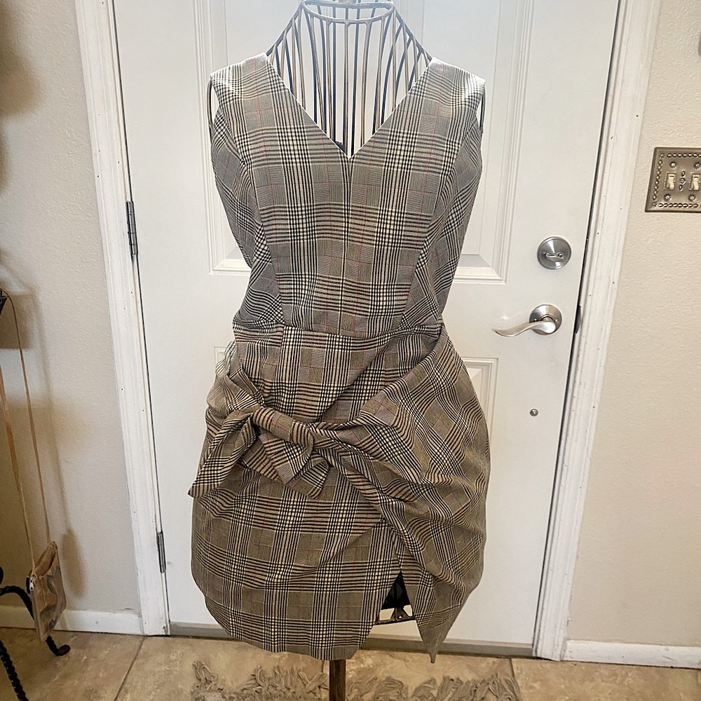 Grey/Plaid Gianni Bini Dress